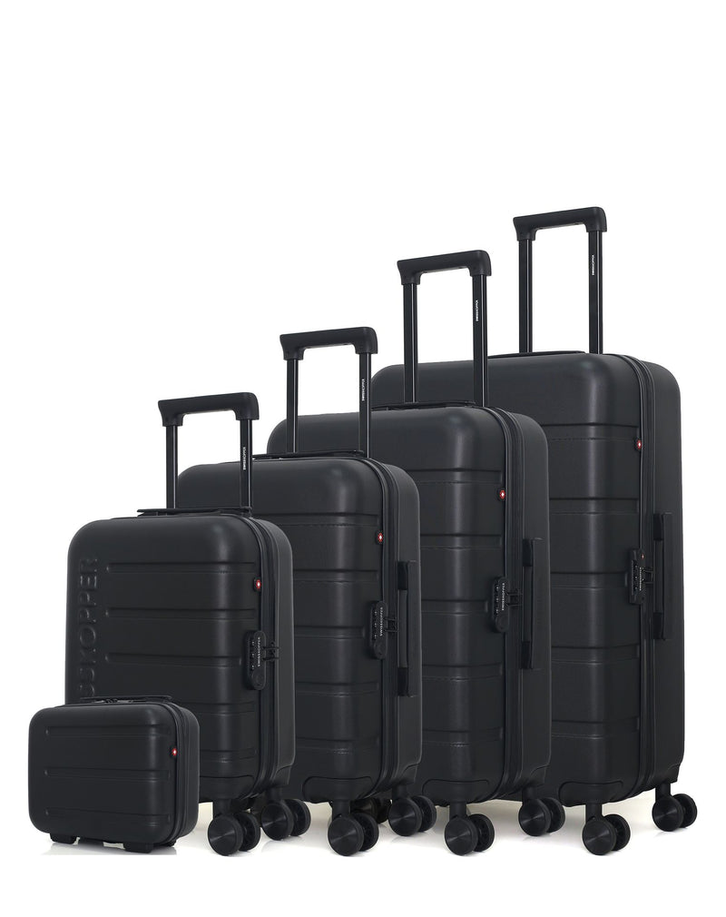 SWISS KOPPER - Set de 5 Valises AIGLE-U 75 cm 4 Roues