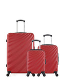 WAVE PARIS - LOT DE 3 - Valises grand format, cabine et cabine XXS DANUBE