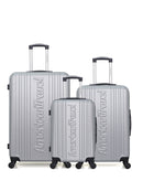 AMERICAN TRAVEL - LOT DE 3 - Valises grand format, weekend et cabine SPRINGFIELD