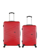WAVE PARIS - Lot de 2 - Valise grand format et valise weekend AMAZONE