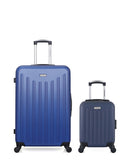 AMERICAN TRAVEL - LOT DE 2 - Valise Grand Format et Valise Cabine XXS BROOKLYN