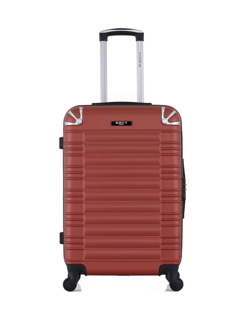 BLUESTAR - Valise Weekend ABS LIMA 4 Roues 65 cm