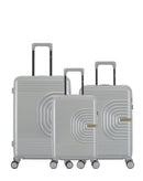 Lot de 3 Valises Rigides Taille Moyenne, Cabine et Cabine XS CELIA
