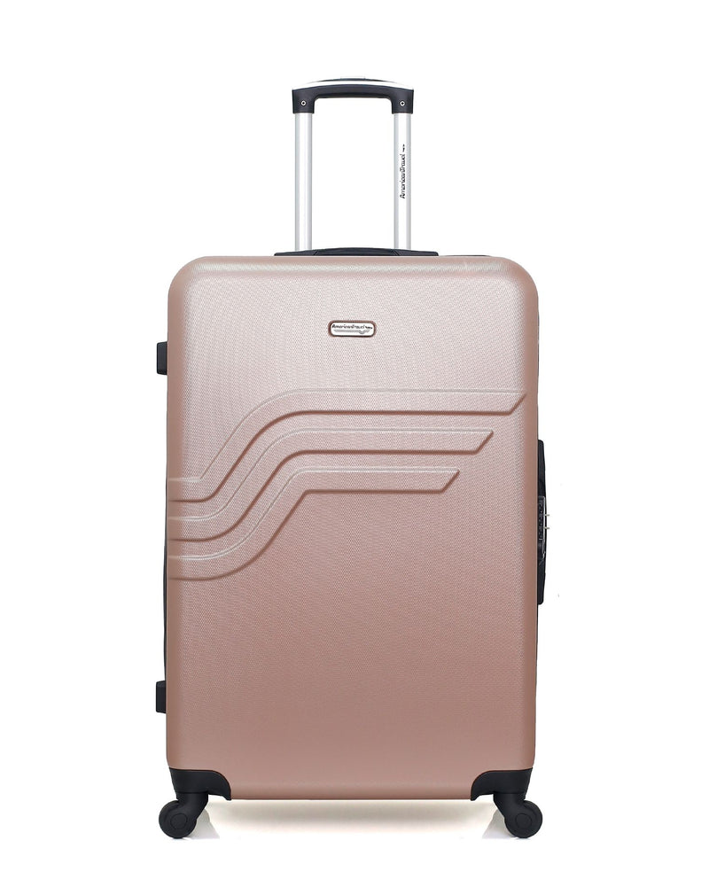 AMERICAN TRAVEL - LOT DE 3 - Valises grand format, cabine et cabine XXS QUEENS