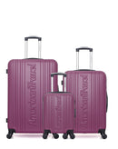 AMERICAN TRAVEL - LOT DE 3 - Valises grand format, weekend et cabine XXS SPRINGFIELD