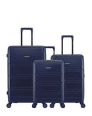 Lot de 3 Valises Rigides Grand Format, Taille Moyenne et Cabine LYNDA