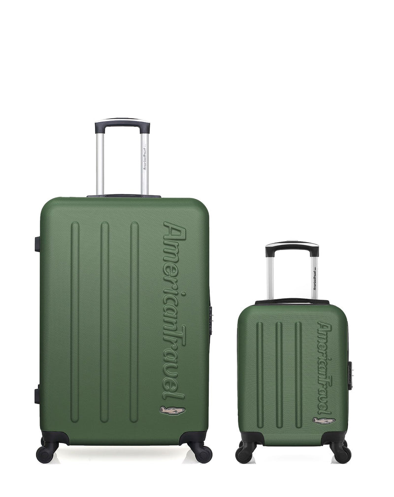 AMERICAN TRAVEL - LOT DE 2 - Valises grand format et cabine XXS BRONX