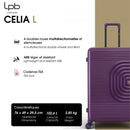 Lot de 2 Valises Rigides Grand Format et Cabine CELIA