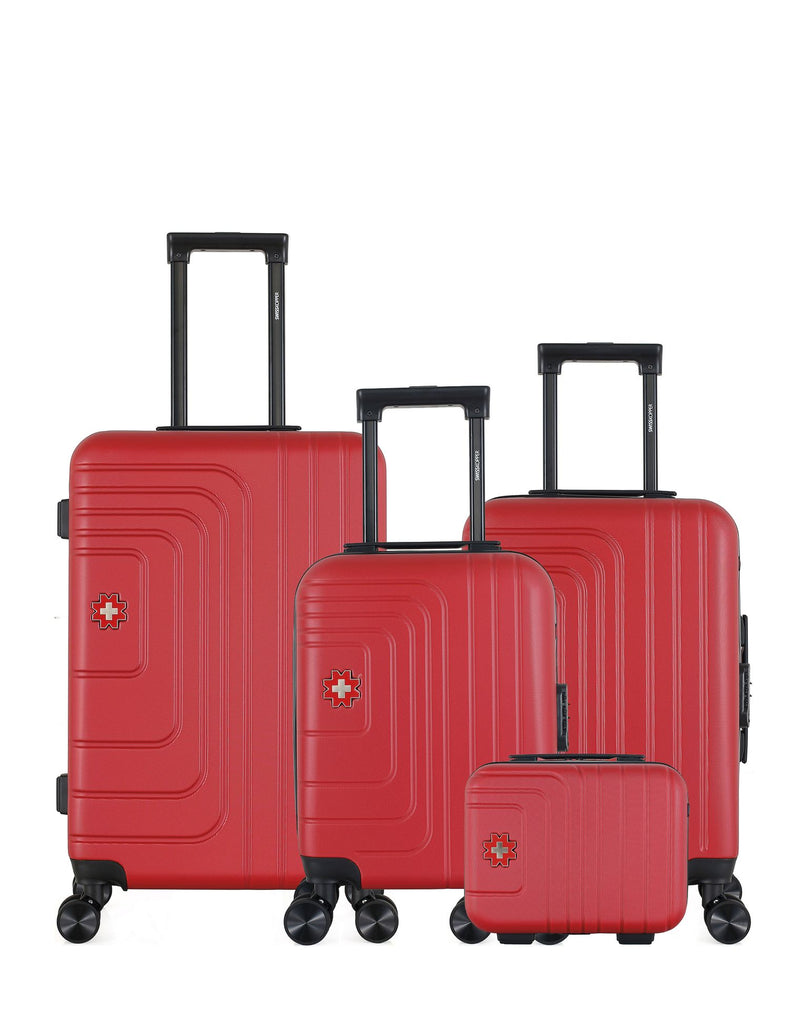 SWISS KOPPER - Lot de 4 - Valises weekend, cabine, cabine XXS et vanity RUTI