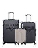 AMERICAN TRAVEL - Lot de 3 - Valises grand format CHELSEA, weekend CHELSEA et cabine XXS BROOKLYN