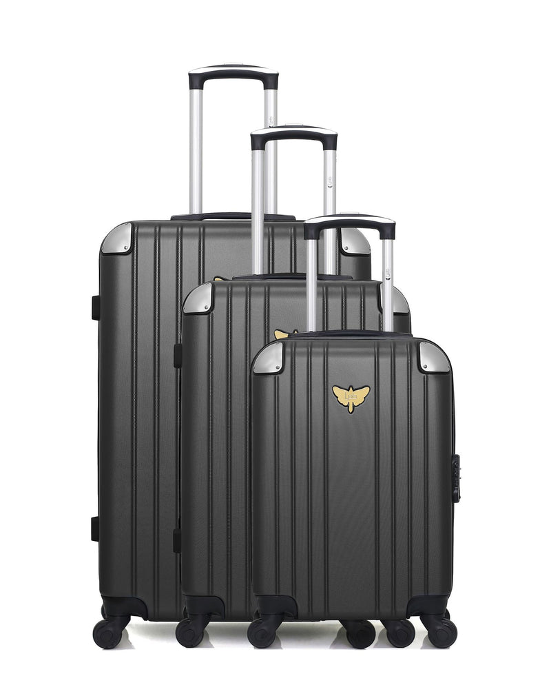 LPB LUGGAGE - Set de 3 Valises AMELIE-A 70 cm 4 Roues