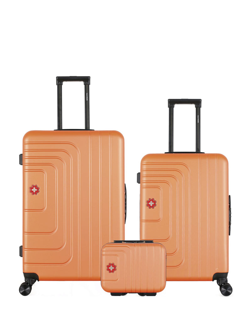 SWISS KOPPER - LOT DE 3 - Valises grand format, weekend et vanity RUTI