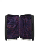 Lot de 3 - Valises grand format, weekend et vanity ELEONOR
