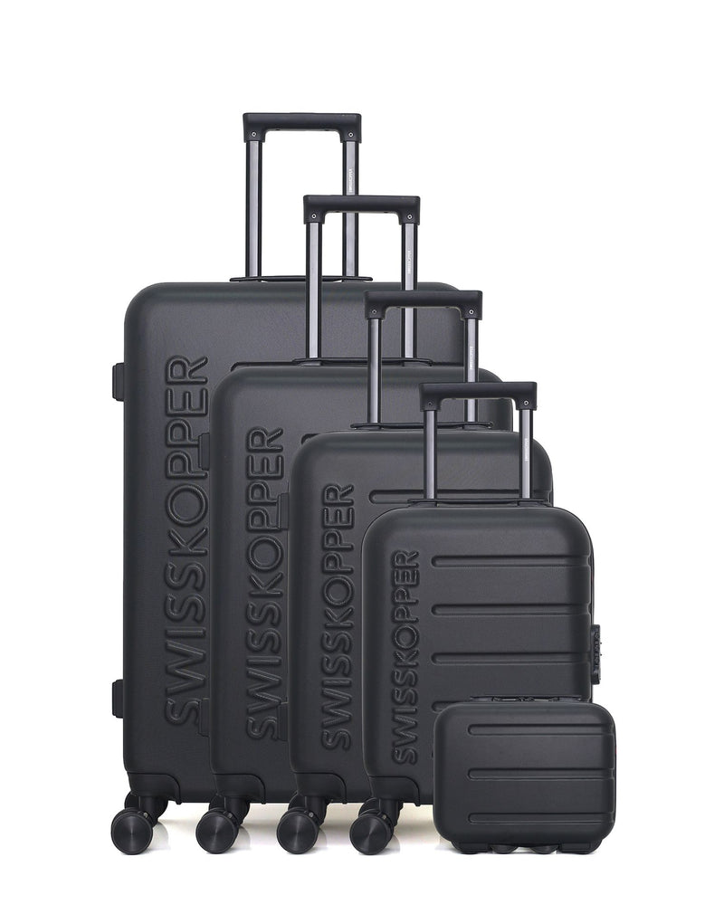 SWISS KOPPER - Set de 5 Valises AIGLE-U 75 cm 4 Roues