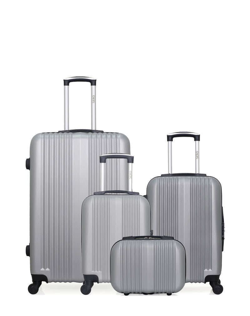 HERO - LOT DE 4 - Valises grand format, cabine, cabine XXS et vanity LIPARI