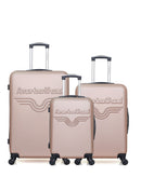 AMERICAN TRAVEL - LOT DE 3 - Valises grand format, weekend et cabine CHELSEA