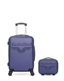 AMERICAN TRAVEL - LOT DE 2 - Valises cabine et vanity CHELSEA