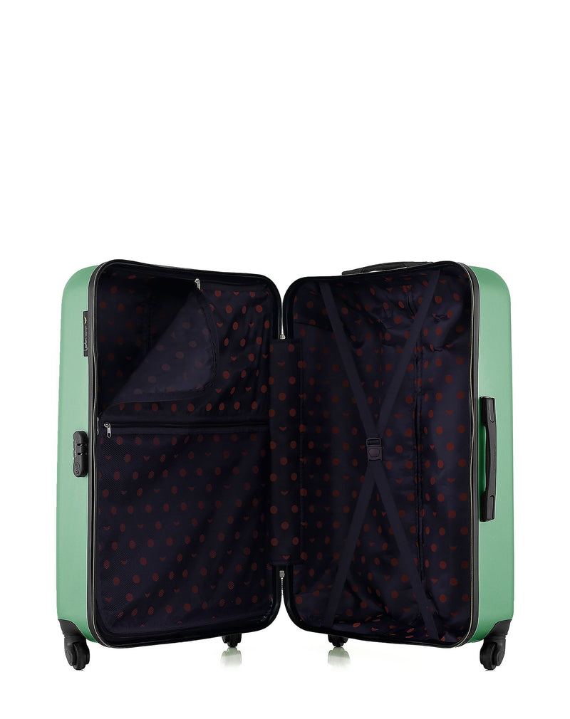 LPB - Valise Grand Format ABS AGATA 4 Roues 75 cm