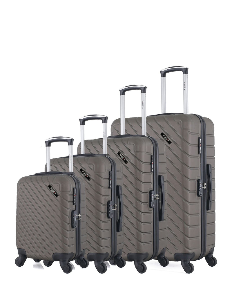 BLUESTAR - Set de 4 Valises CITE-M 75 cm 4 Roues