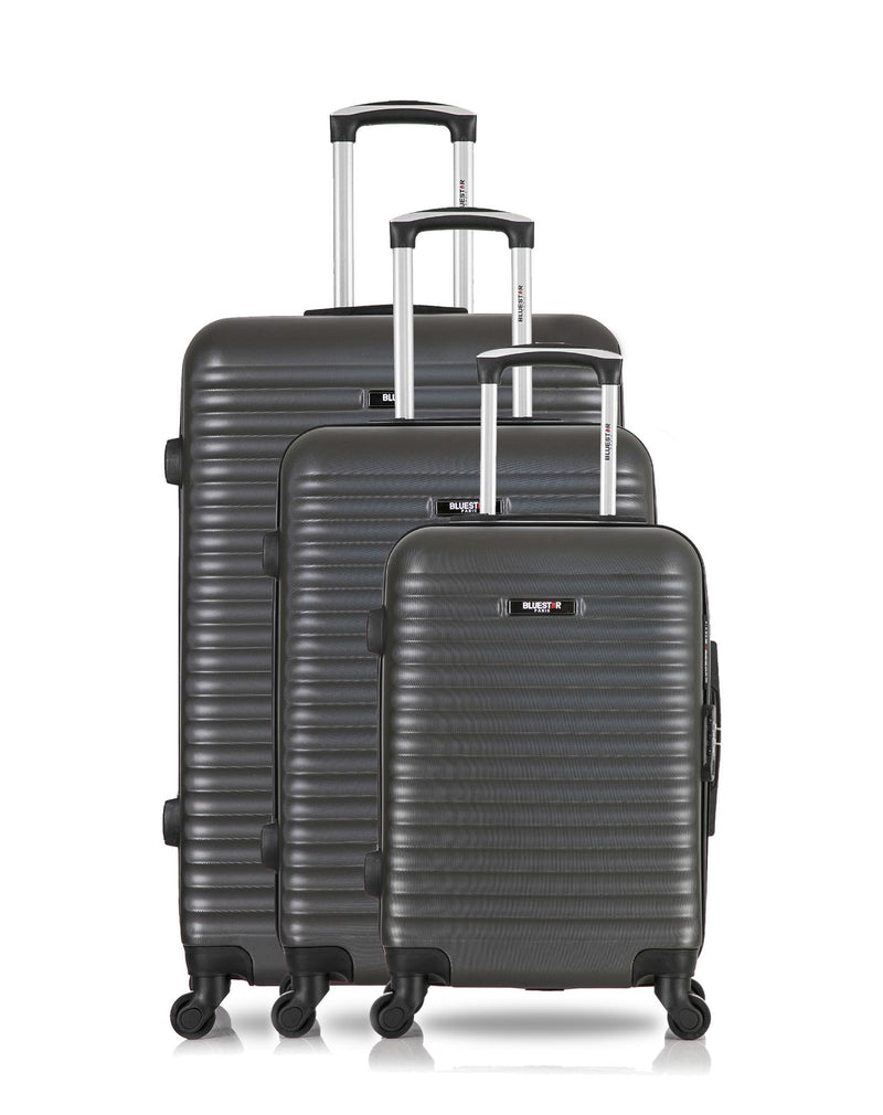 BLUESTAR - Set de 3 Valises BRAZILIA 75 cm 4 Roues
