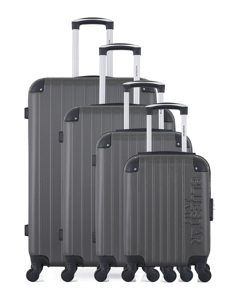 BLUESTAR - Set de 4 Valises BUCAREST-M 75 cm 4 Roues