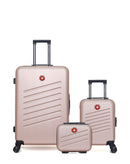 SWISS KOPPER - LOT DE 3 - Valise Grand Format, Valise Cabine XXS et Vanity ZURICH