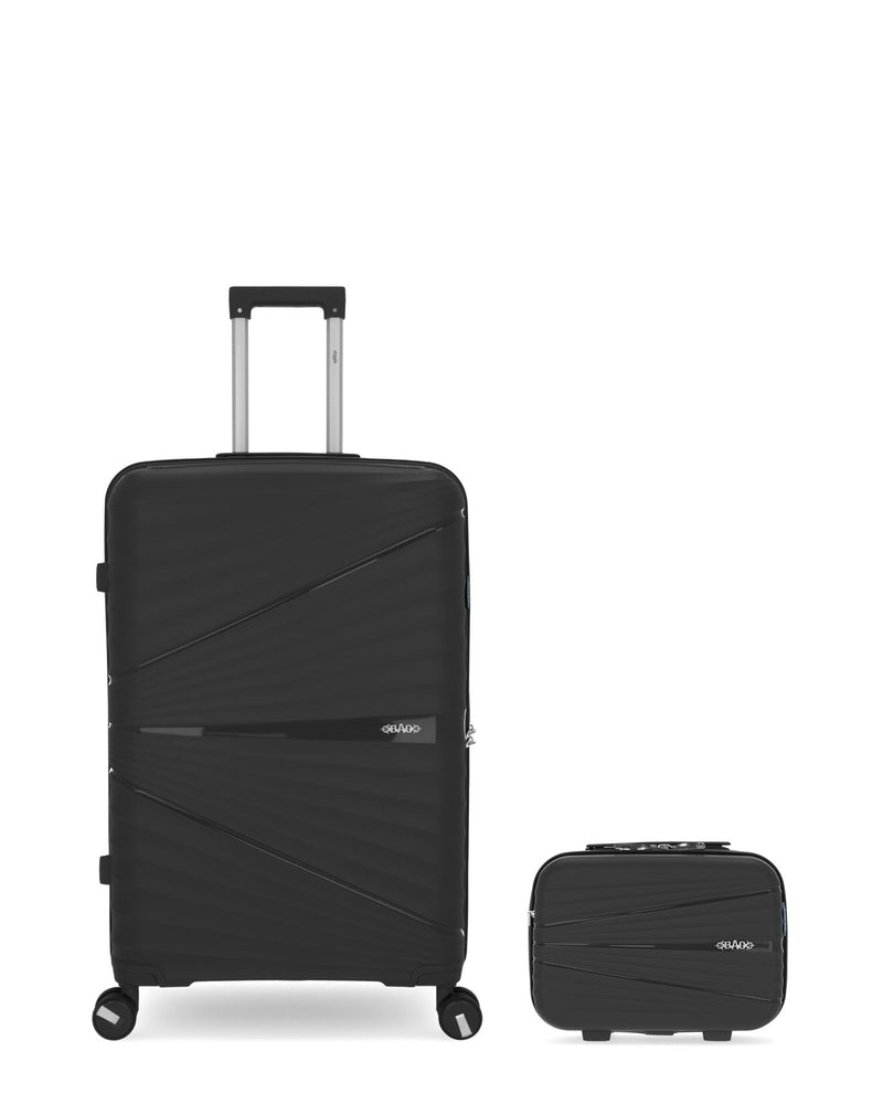 OBAGO - LOT DE 2 - Valises grand format et grand vanity VELA