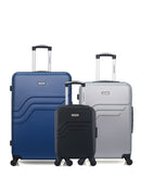 AMERICAN TRAVEL - Lot de 3 - Valises grand format, weekend et cabine XXS QUEENS