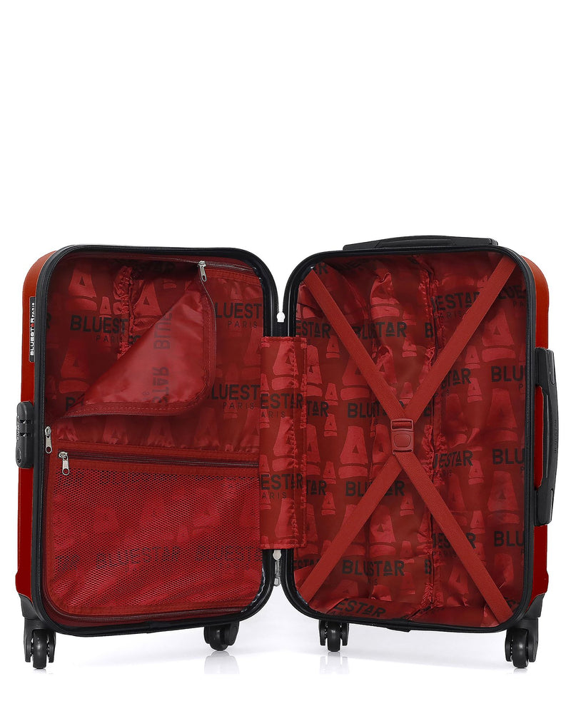 BLUESTAR - Valise Cabine NAPOLI 55 cm 4 Roues