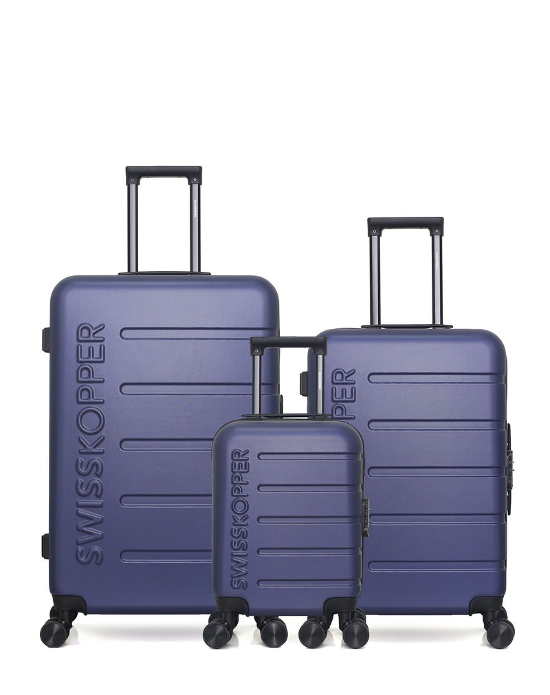 SWISS KOPPER - LOT DE 3 - Valises grand format, weekend et cabine XXS AIGLE