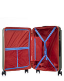 Lot de 3 Valises Rigides Grand Format, Taille Moyenne et Cabine NORTH BEACH