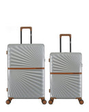Lot de 2 Valises Rigides Grand Format et Taille Moyenne OAKLAND