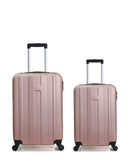 Lot de 2 Valises Rigides Taille Moyenne et Cabine ATLANTA