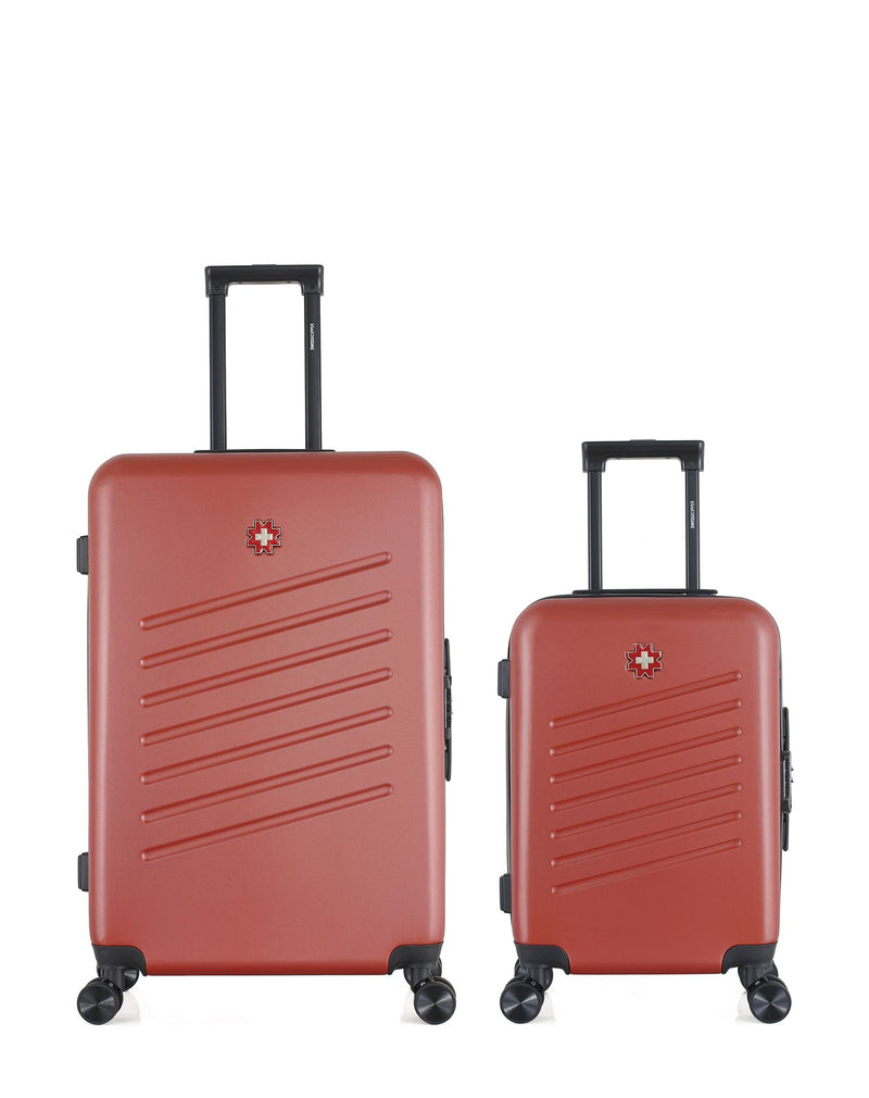 SWISS KOPPER - LOT DE 2 - Valise Grand Format et Valise Cabine ZURICH
