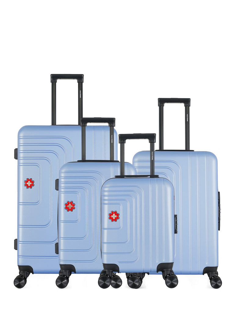 SWISS KOPPER - Lot de 4 - Valises grand format, weekend, cabine, cabine XXS RUTI