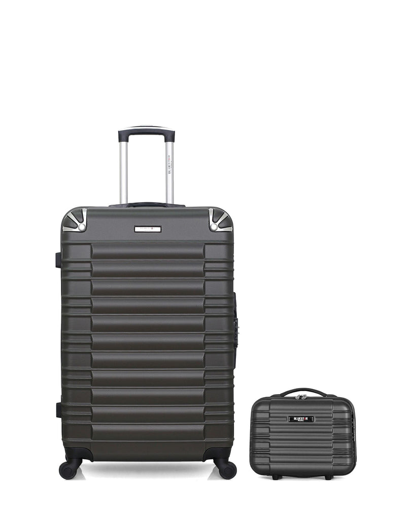 BLUESTAR - LOT DE 2 - Valises grand format et vanity LIMA