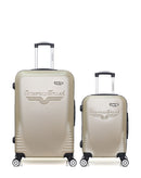 AMERICAN TRAVEL - LOT DE 2 - Valise Grand Format et Valise Cabine DC