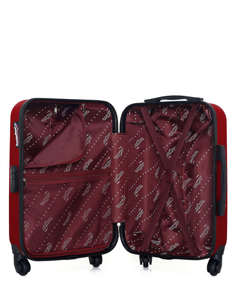 AMERICAN TRAVEL - LOT DE 2 - Valises cabine et vanity CHELSEA