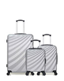 WAVE PARIS - LOT DE 3 - Valises grand format, cabine et cabine XXS DANUBE