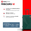 Lot de 3 Valises Rigides Grand Format, Taille Moyenne et Cabine XS FRIBOURG