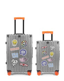 Lot de 2 Valises Rigides Taille Moyenne et Cabine XS LUGERS