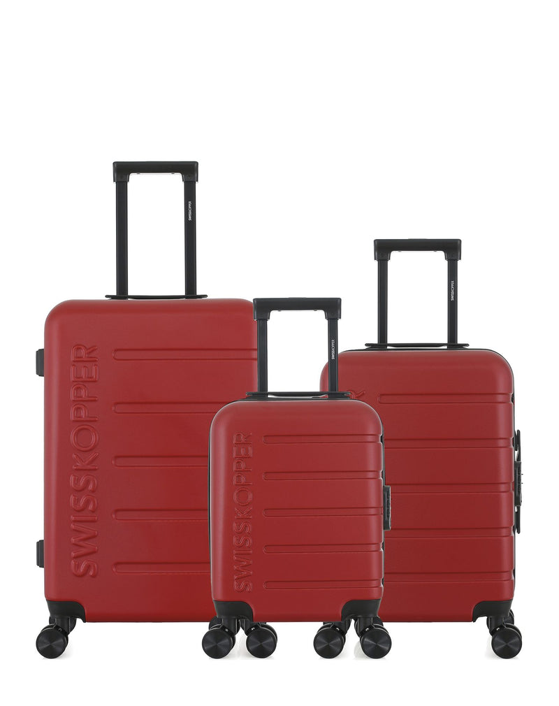SWISS KOPPER  -  Lot de 3  -  Valise weekend, valise cabine et valise cabine XXS AIGLE