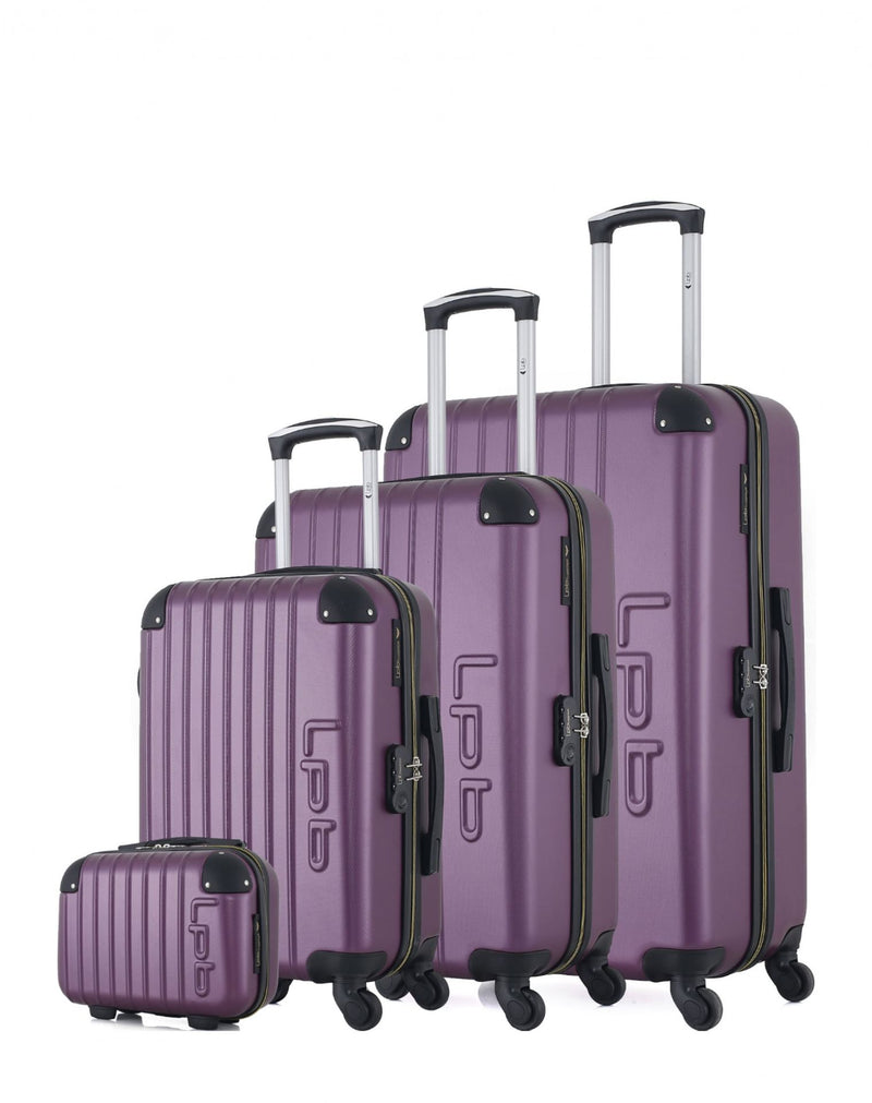 LPB LUGGAGE - Set de 4 Valises HAMBOURG-C 75 cm 4 Roues