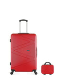 WAVE PARIS - Lot de 2 - Valises Grand Format et Vanity AMAZONE