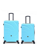 Lot de 2 Valises Rigides Grand Format et Taille Moyenne SERENA