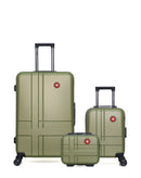 SWISS KOPPER - LOT DE 3 - Valise Grand Format, Valise Cabine XXS et Vanity USTER