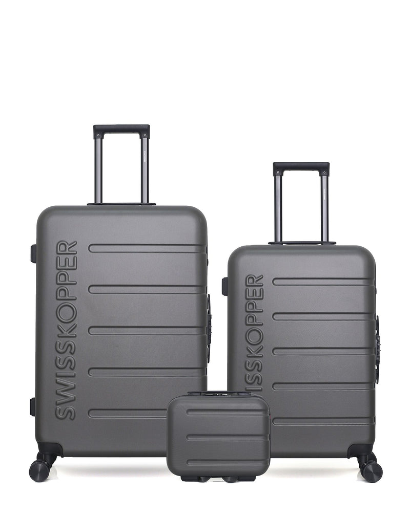 SWISS KOPPER - LOT DE 3 - Valises grand format, weekend et vanity AIGLE