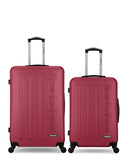 AMERICAN TRAVEL - Lot de 2 - Valises grand format et weekend BRONX