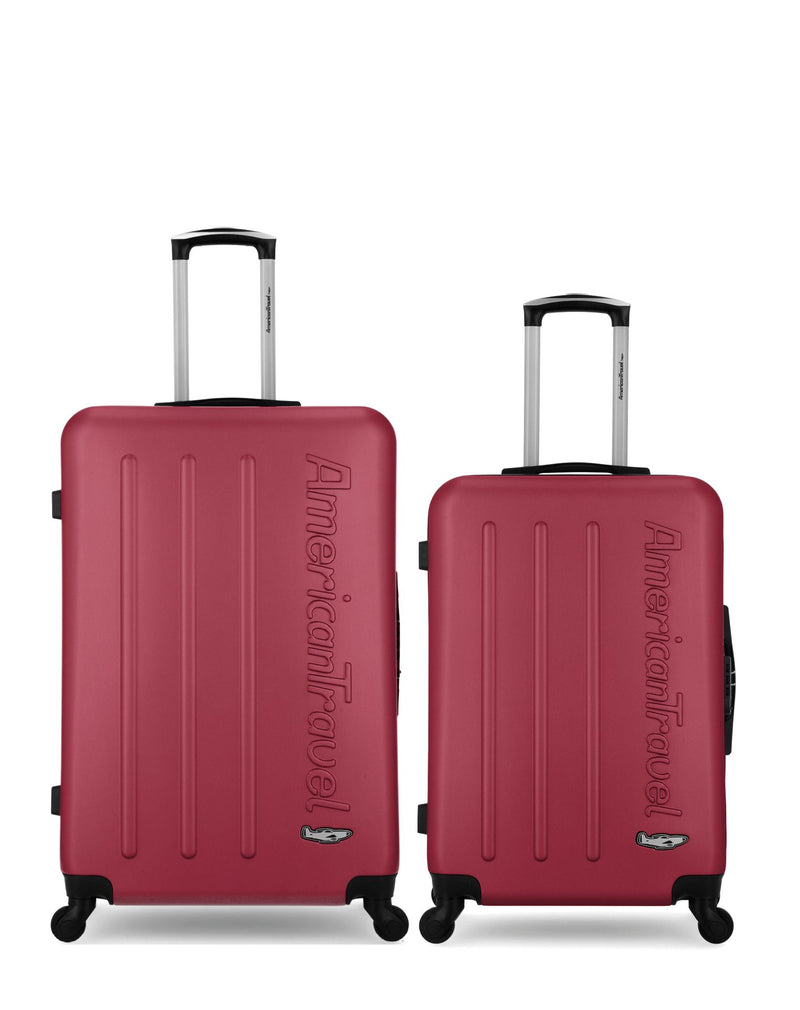 AMERICAN TRAVEL - Lot de 2 - Valises grand format et weekend BRONX