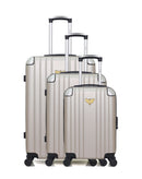 LPB LUGGAGE - Set de 3 Valises AMELIE-A 70 cm 4 Roues